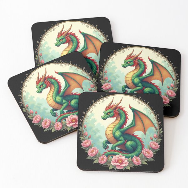 Item preview, Dragon Flowers Art designed and sold by Planetporridge.