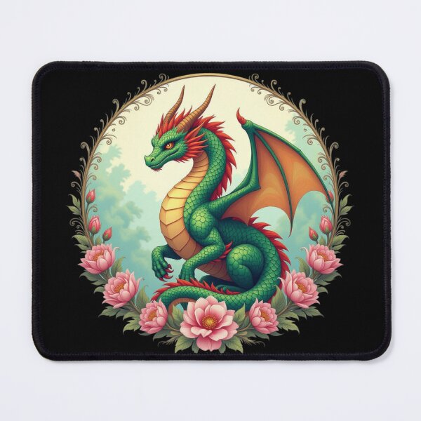 Item preview, Dragon Flowers Art designed and sold by Planetporridge.