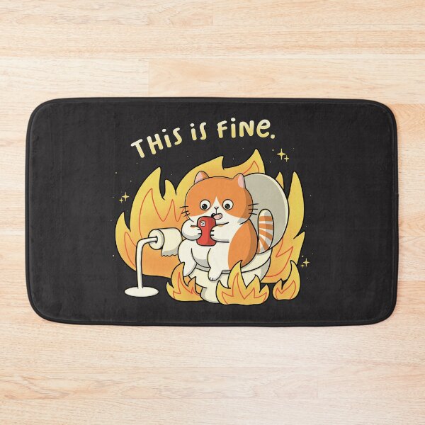 Item preview, This is fine. designed and sold by Freecheese.