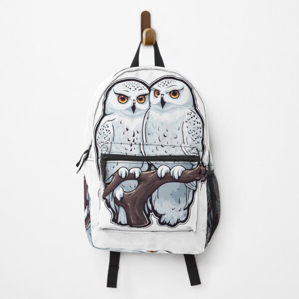 Item preview, Pair of Snowy Owls designed and sold by FamiliarPufferfish.