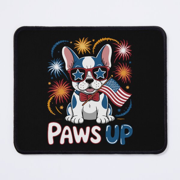 Item preview, Paws Up French Bulldog 4th of July Patriotic designed and sold by Taans-Creation.