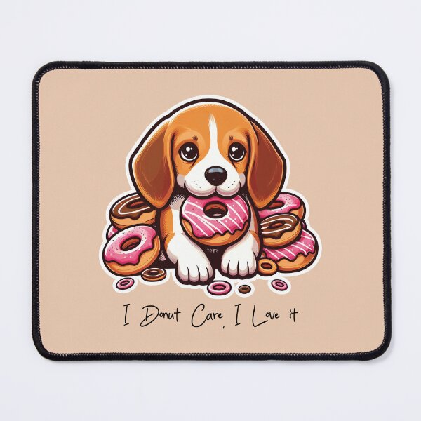 Item preview, Cute Beagle Puppy with Donuts designed and sold by PetsClan.