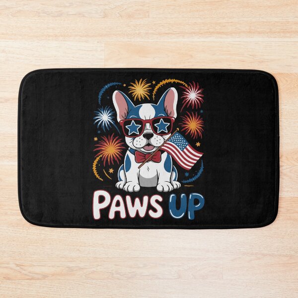 Item preview, Paws Up French Bulldog 4th of July Patriotic designed and sold by Taans-Creation.