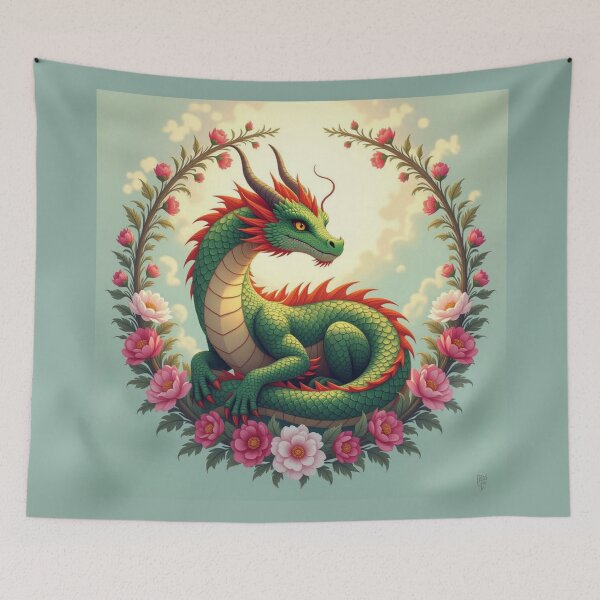 Item preview, Flower Dragon designed and sold by Planetporridge.
