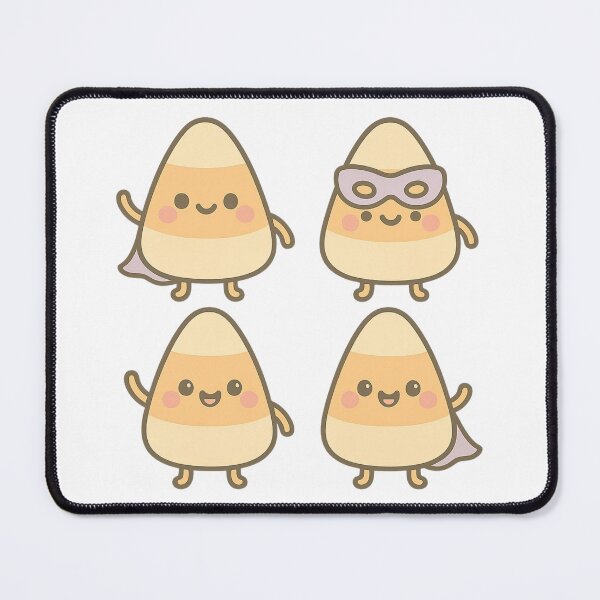 Item preview, Kawaii Candy Corn Friends – Kawaii Halloween designed and sold by POPDOTSHOP.