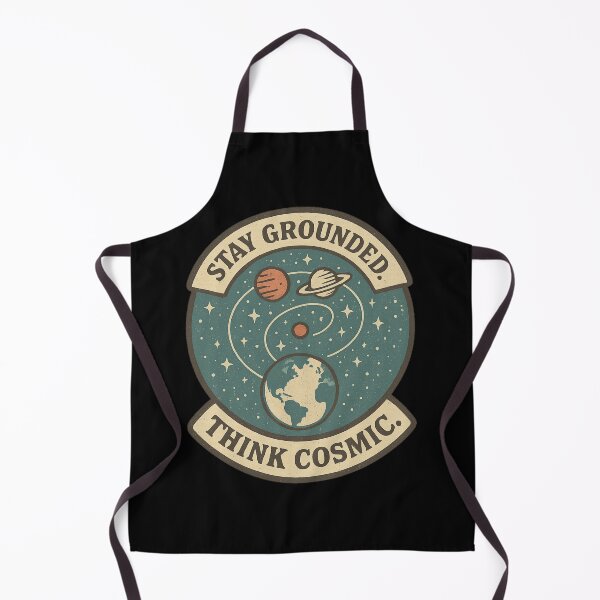 Item preview, Retro Astronomy Quote - Stay Grounded Think Cosmic designed and sold by NovaMoodCo.