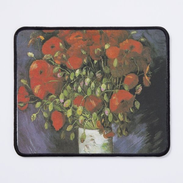 Item preview, Vase With Poppies - Van Gogh designed and sold by HeloLopesArt.