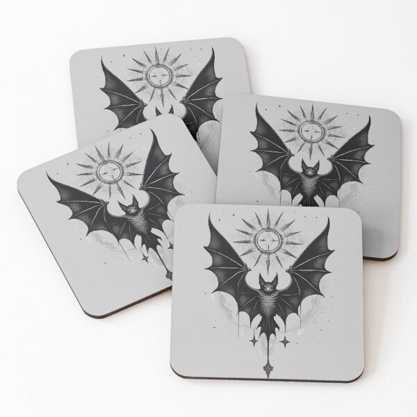 Item preview, Gothic Bat Tattoo Design | Dark Art with Occult Symbol & Wings designed and sold by ProDesignByMK.