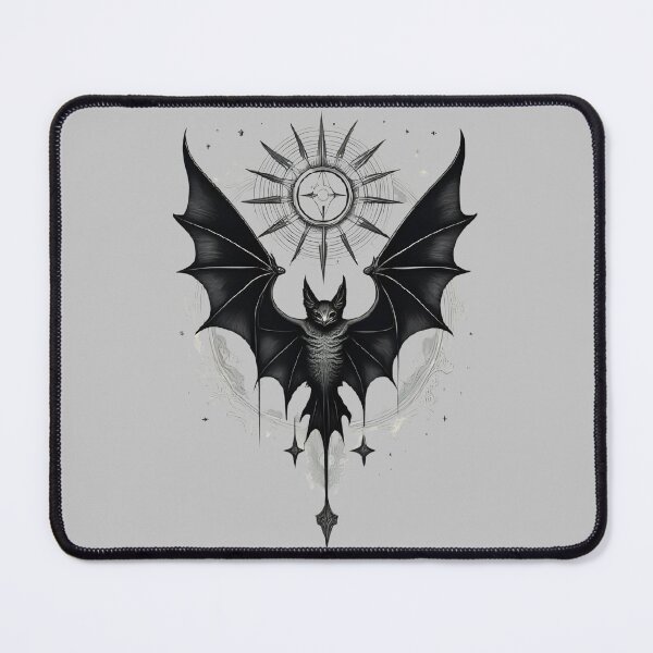 Item preview, Gothic Bat Tattoo Design | Dark Art with Occult Symbol & Wings designed and sold by ProDesignByMK.