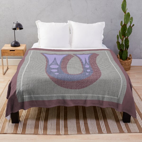 Item preview, Vintage Circus Monogram “U” – Linen Texture Alphabet Letter Print designed and sold by Deliberate Creations.