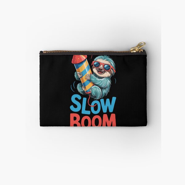 Item preview, Slow Boom Funny Sloth Holding Firework Rocket designed and sold by Taans-Creation.