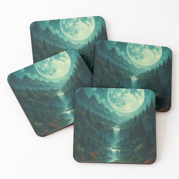 Item preview, Mystic Moonlit Valley designed and sold by Mjonkey.
