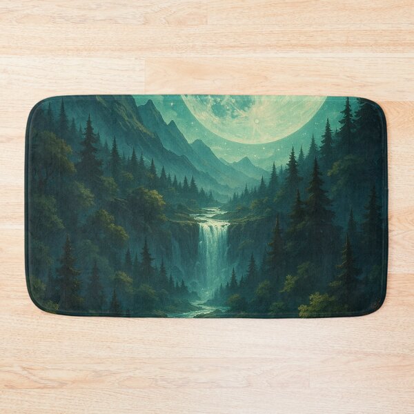 Item preview, Mystic Moonlit Valley designed and sold by Mjonkey.