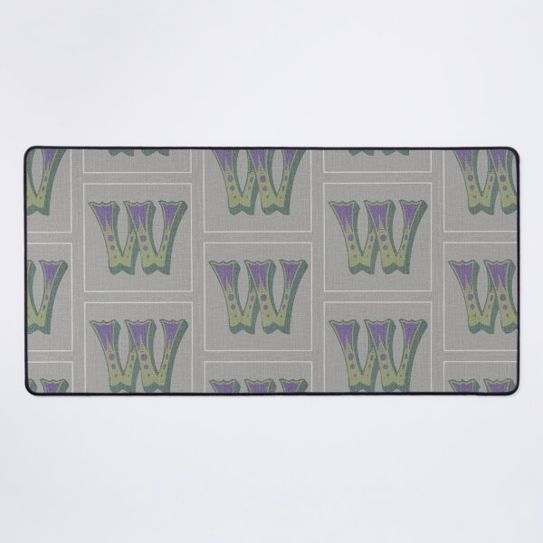 Item preview, Vintage Circus Monogram “W” – Linen Texture Alphabet Letter Print designed and sold by Deliberate Creations.