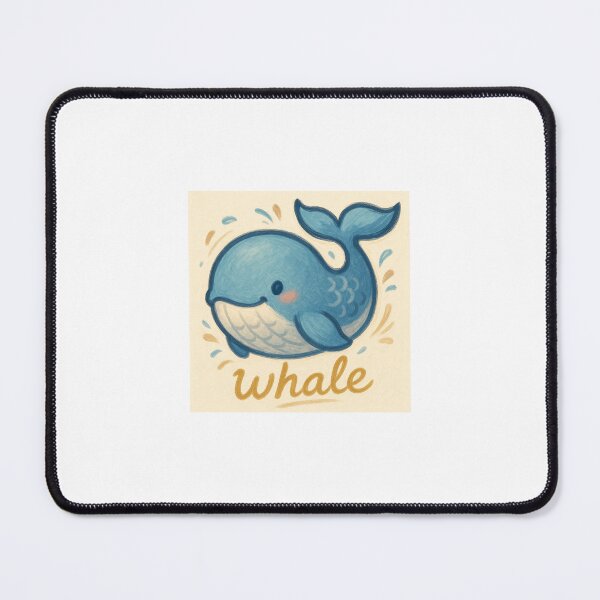 Item preview, Whale Buddy – Cute Painterly Sea Creature designed and sold by PllaB.