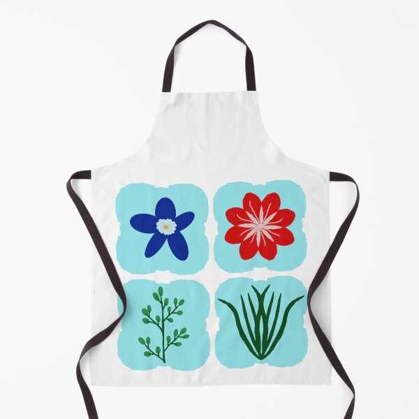 Item preview, Colorful Floral Grid with Red and Blue designed and sold by Onulodesign.
