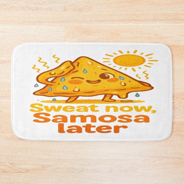 Item preview, Sweat Now, Samosa Later – Desi Summer Vibes designed and sold by Rajasekar.