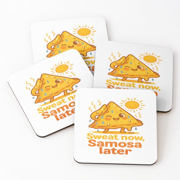 Item preview, Sweat Now, Samosa Later – Desi Summer Vibes designed and sold by Rajasekar.
