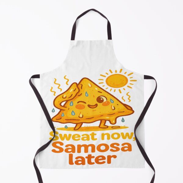 Item preview, Sweat Now, Samosa Later – Desi Summer Vibes designed and sold by Rajasekar.