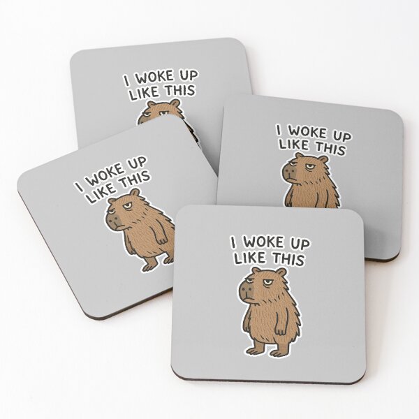 Item preview, I Woke Up Like This Funny Capybara designed and sold by RR-Arts.