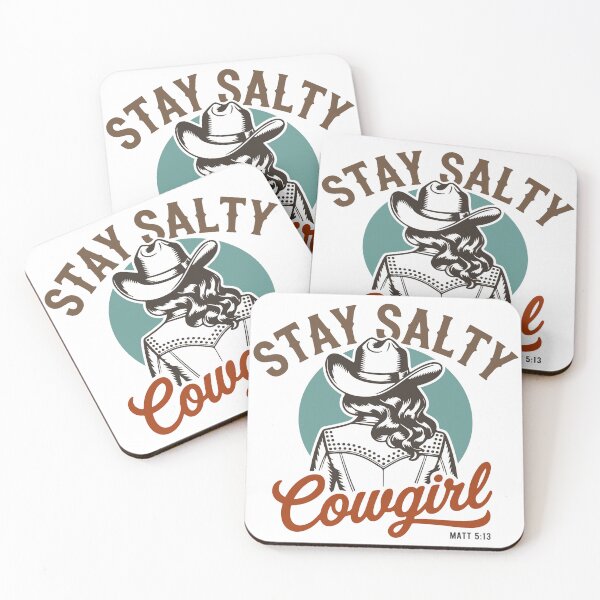 Item preview, Stay Salty Retro Cowgirl Christian designed and sold by Jcat7.