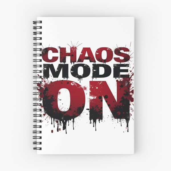 Item preview, CHAOS MODE ON – Distressed Grunge Typography designed and sold by WelSol.