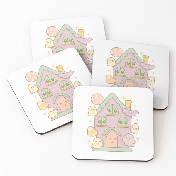Item preview, Kawaii Haunted House – Cute Pastel Halloween House designed and sold by POPDOTSHOP.