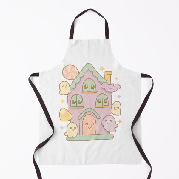 Item preview, Kawaii Haunted House – Cute Pastel Halloween House designed and sold by POPDOTSHOP.