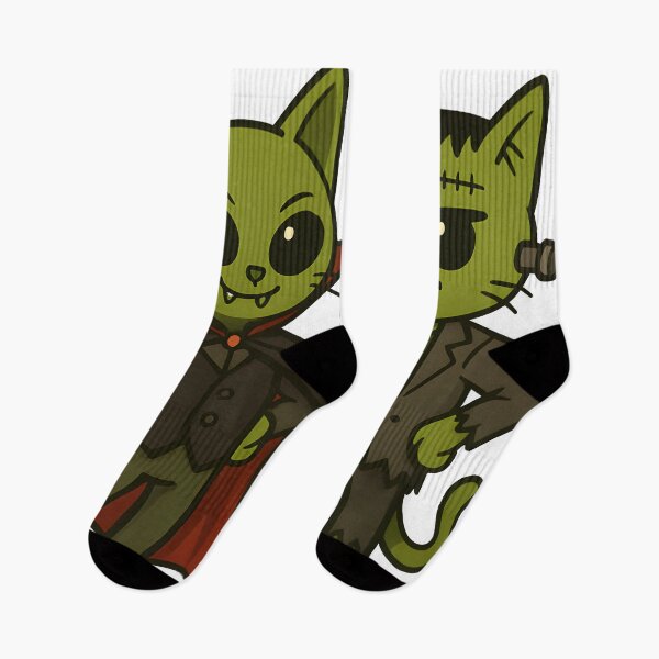 Item preview, Alien Cat Twins Halloween Monsters	 designed and sold by Uglyandcute.