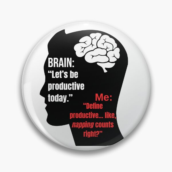 Item preview, Brain vs Me – Define Productive. designed and sold by Teenomix.
