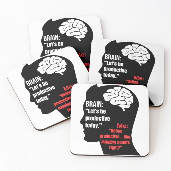 Item preview, Brain vs Me – Define Productive. designed and sold by Teenomix.