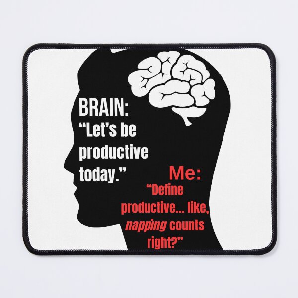 Item preview, Brain vs Me – Define Productive. designed and sold by Teenomix.
