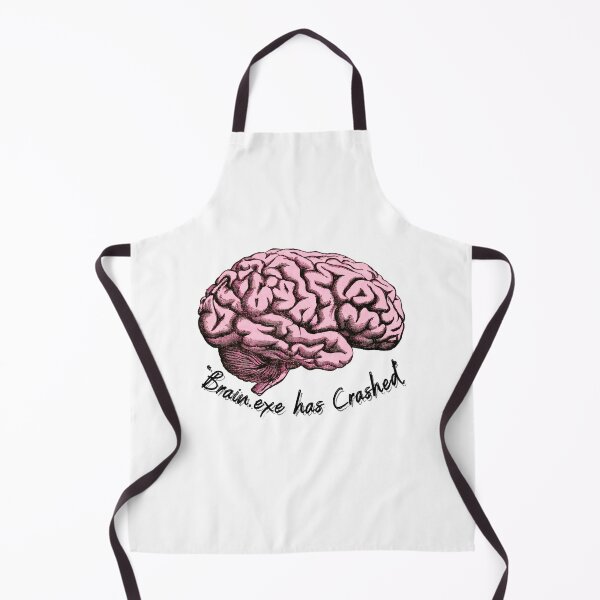 Item preview, Brain Has Crashed - Unique Vintage Style Brain Art designed and sold by NalayakNobita.