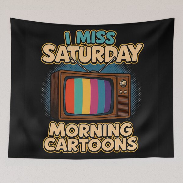 Item preview, I Miss Saturday Morning Cartoons Retro Tee designed and sold by Retr0Tshirts.