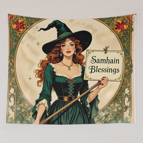 Item preview, Halloween Samhain Witch Autumn designed and sold by SoniaSarkali.
