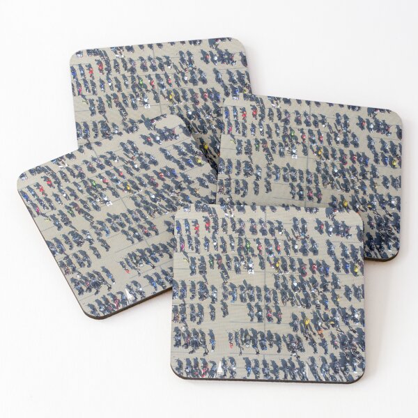Item preview, Aerial View of a Motorcycle Rally on a Sunny Day designed and sold by minstr3l.