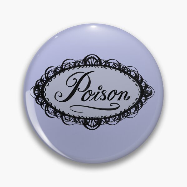 Item preview, Copy of Goth whimsy poison label with purple background  designed and sold by Inkworthy.