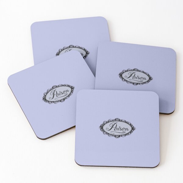 Item preview, Copy of Goth whimsy poison label with purple background  designed and sold by Inkworthy.
