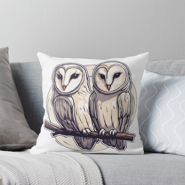 Item preview, Barn Owl Pair designed and sold by FamiliarPufferfish.