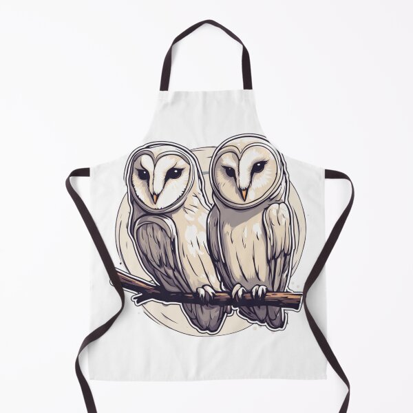 Item preview, Barn Owl Pair designed and sold by FamiliarPufferfish.