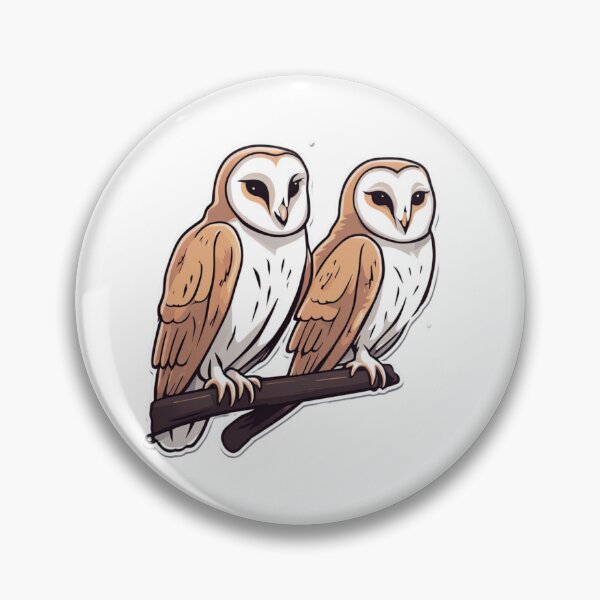 Item preview, Two Barn Owls designed and sold by FamiliarPufferfish.