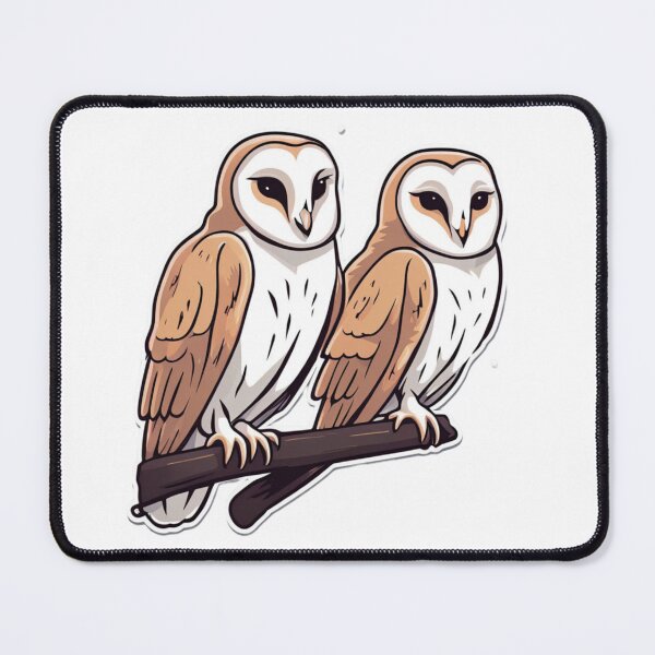 Item preview, Two Barn Owls designed and sold by FamiliarPufferfish.