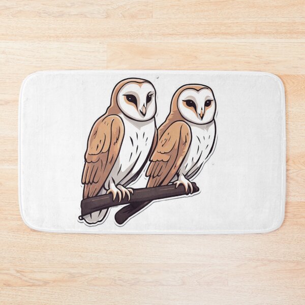 Item preview, Two Barn Owls designed and sold by FamiliarPufferfish.