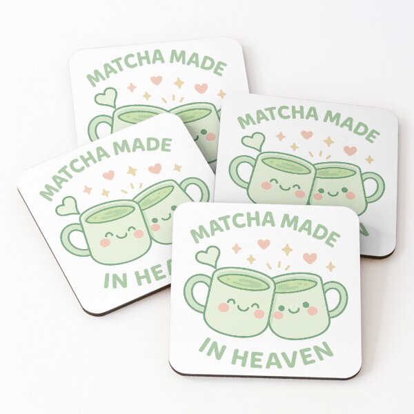 Item preview, Matcha Made in Heaven - Cute Matcha Pun Design designed and sold by POPDOTSHOP.