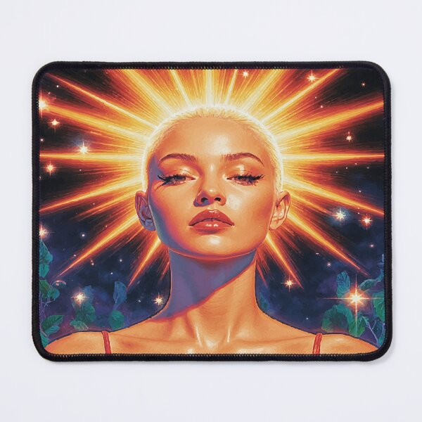 Item preview, Dollep Up Radiant Soul — Celestial Pop Art Portrait of a Strong Woman designed and sold by Ojo de Lilith.