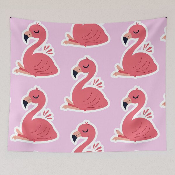 Item preview, Cute Flamingo designed and sold by WitInNuKicks.