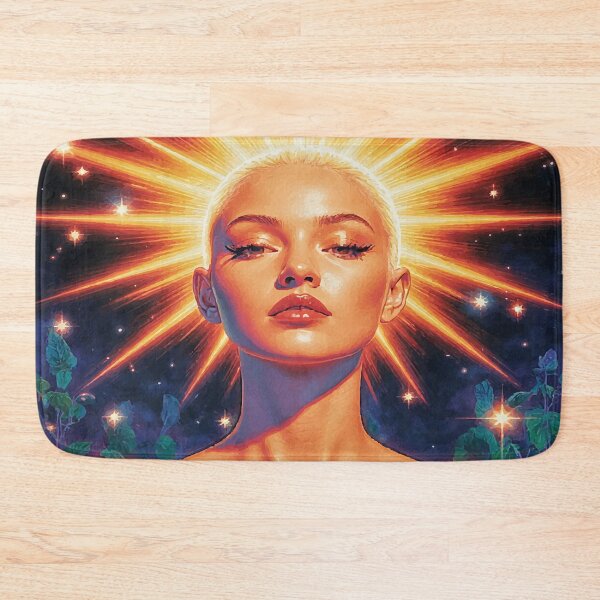 Item preview, Dollep Up Radiant Soul — Celestial Pop Art Portrait of a Strong Woman designed and sold by  Ojo de Lilith.