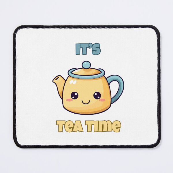 Item preview, It's Tea Time - Kawaii Teapot Art designed and sold by POPDOTSHOP.