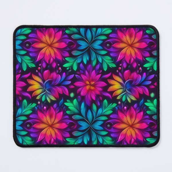 Item preview, Fluorescent Botanical Harmony Pattern designed and sold by Gunner Design.