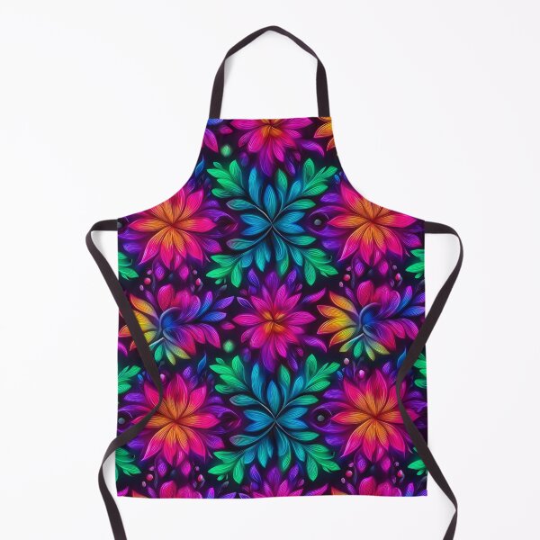 Item preview, Fluorescent Botanical Harmony Pattern designed and sold by Gunner Design.